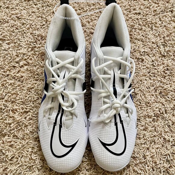 Nike Men's Alpha Menace 3 Shark Mid Football Cleats CV0582-101, Size 12 (New) - Picture 5 of 9